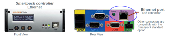 242100.118 Модуль контроля и управления, контроллер Smartpack WEB/SNMP (Ethernet, 6 + 6 I/O, 1 String Battery connection) — изображение 2